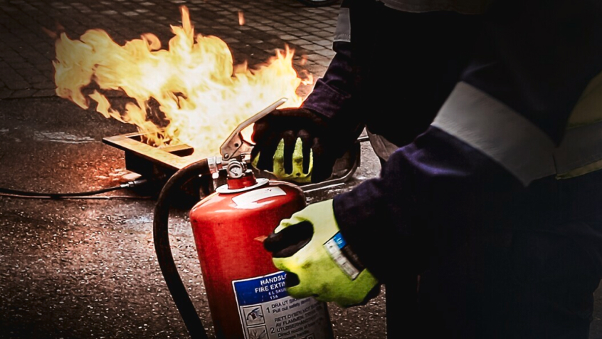 Praktisk Brannslokkingsøvelse