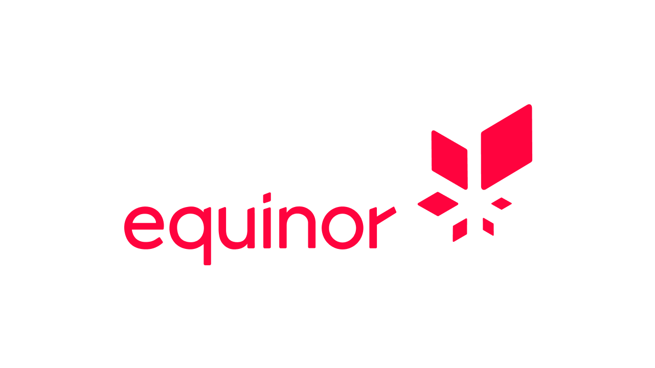 equinor logo with background
