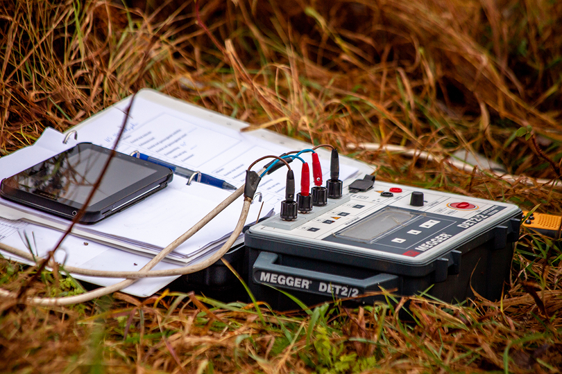 Earth electrode measurements in the field